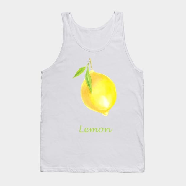 Lemon Tank Top by katerinamk